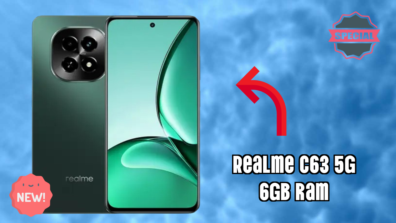 Realme C63 5G 6GB RAM Performance: 6 GB RAM Multitasking